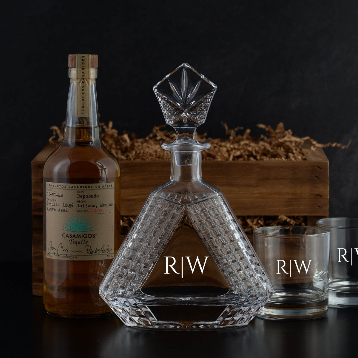 Casamigos Reposado Tequila Engraved Gift Set