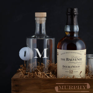 Golf Decanter Whiskey Gift Set