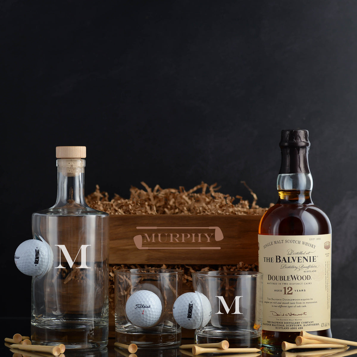 Golf Decanter Whiskey Gift Set