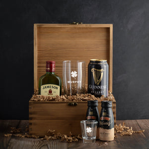 Jameson Whiskey Gift Box Set with Beer and glasses