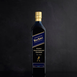 Engraved Johnnie Walker Bottle Premium Anniversary Gift