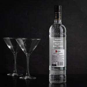 Ketel One Vodka Engraved Bottle for birthdays, retirements, anniversaries or a thank you
