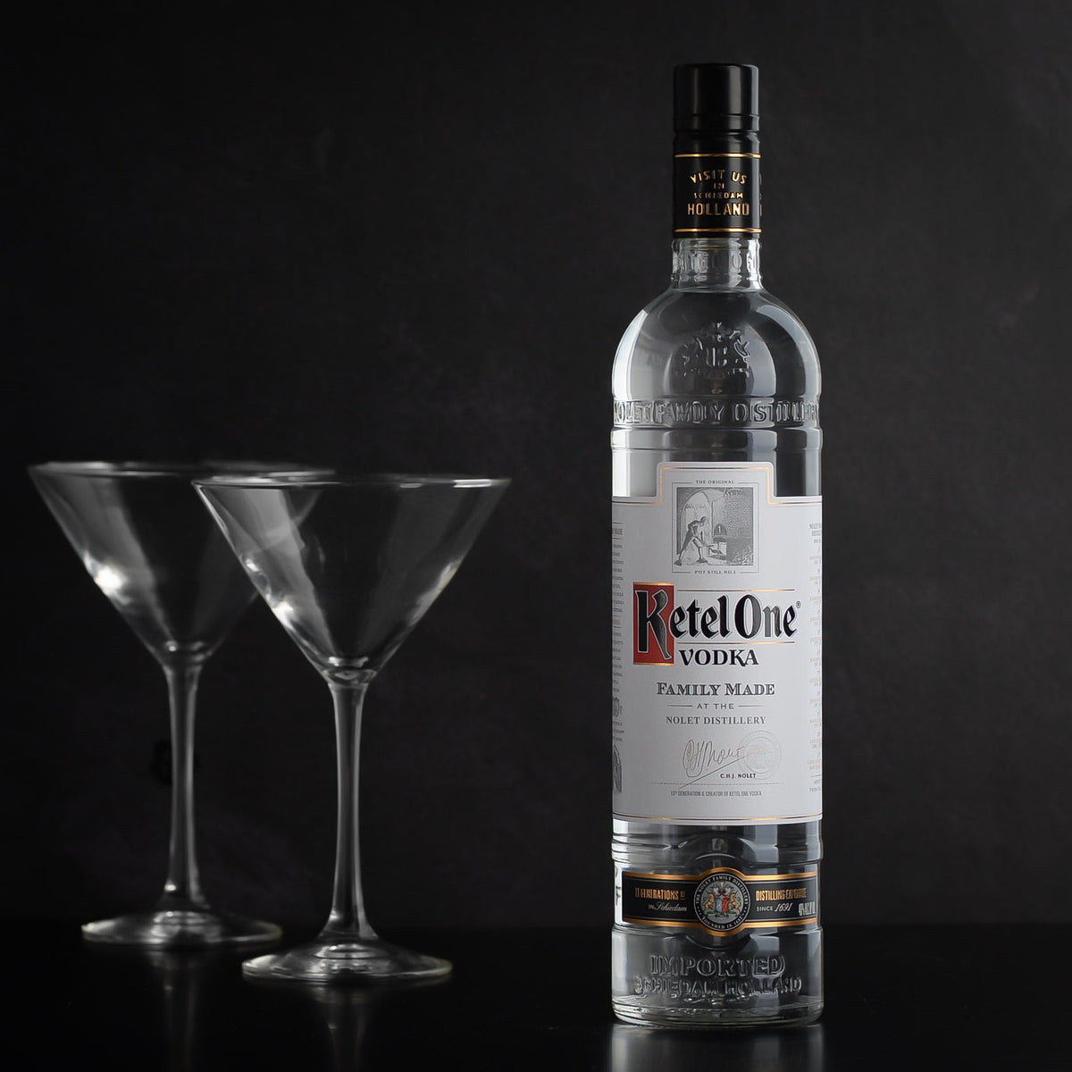Ketel One Vodka Engraved Bottle for birthdays, anniversaries, or a special thank you.