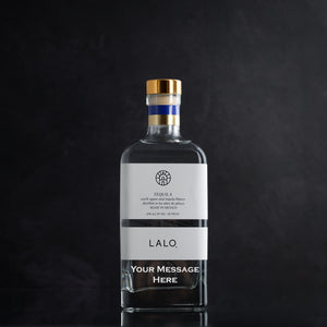 LALO Tequila Blanco Engraved Gift Bottle for tequila lovers