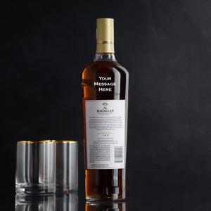 Engraved Macallan Whiskey Engraved Bottle Gift for birthdays, anniversaries corporate gifting and retirements