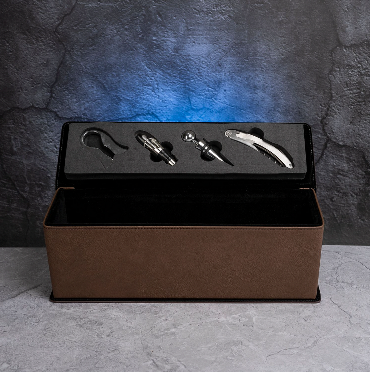 Wine Engraved Gift Box Set