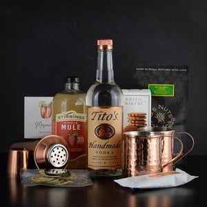 Tito's Vodka Moscow Mule Gift Basket Set