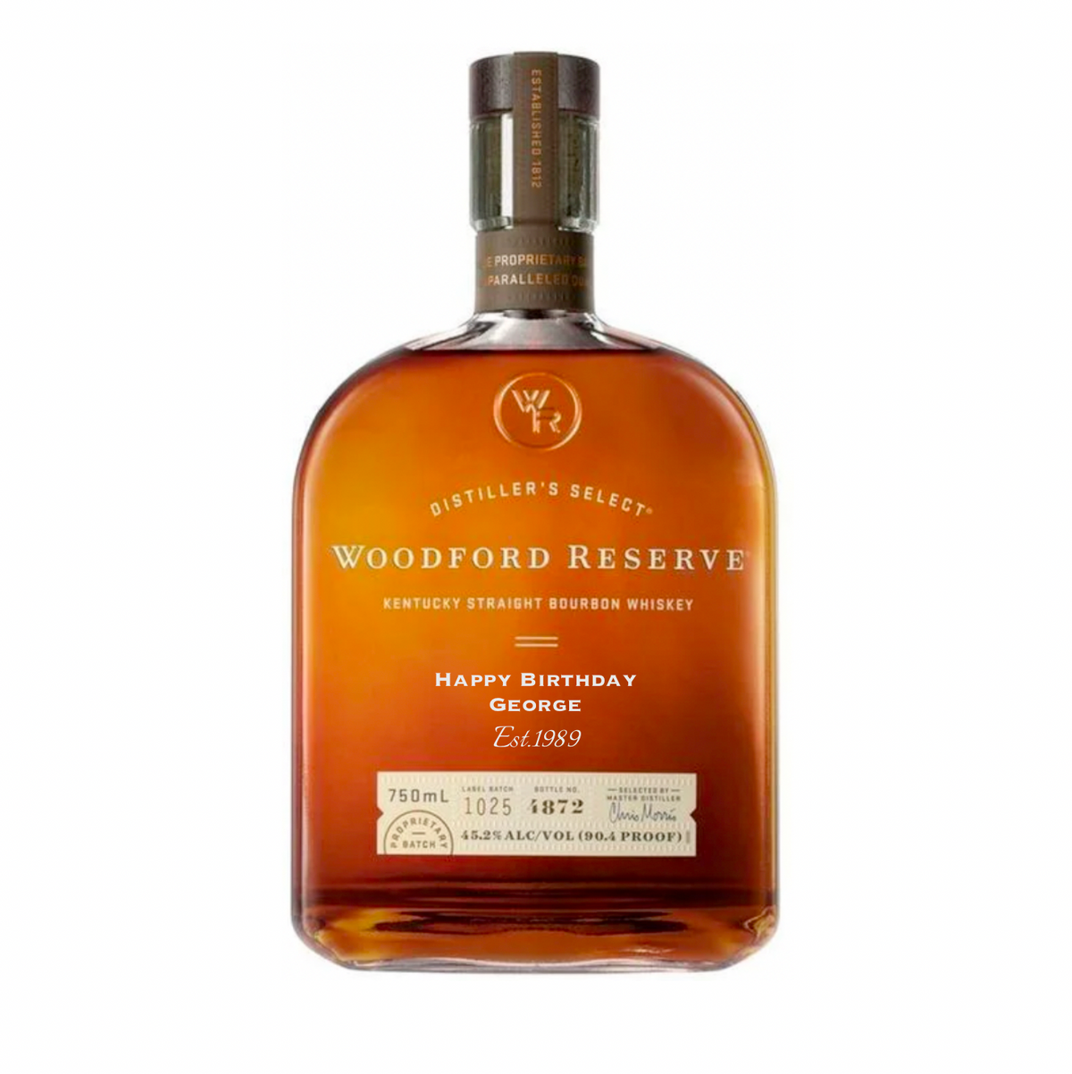 Birthday Woodford Reserve Bourbon Whiskey Birthday Gift