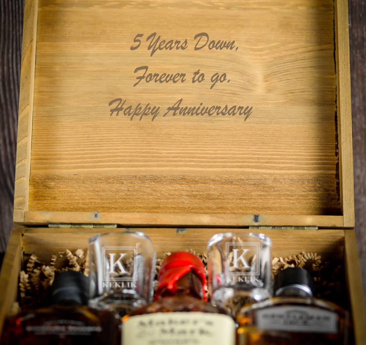 Whiskey Gift Box Set Engraved