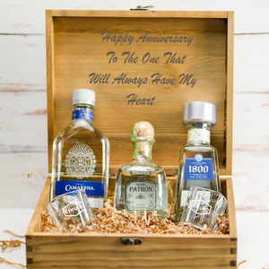 Tequila Tasting Gift Box Set - Gift Basket for Tequila Lovers