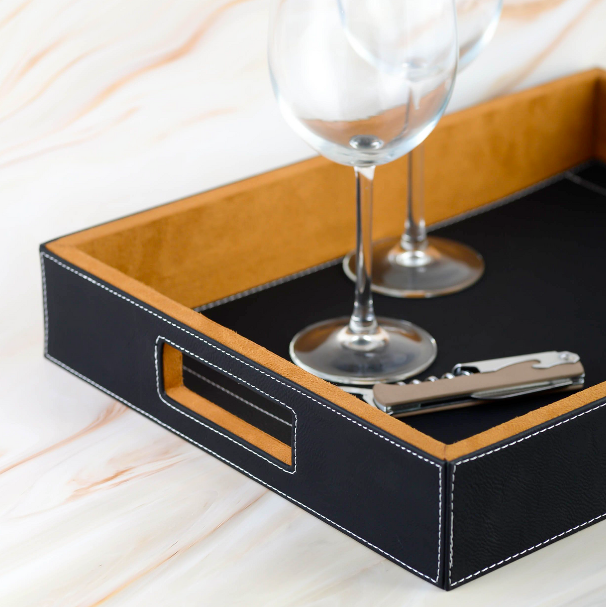 Luxury Wine Gift Set with glasses for corporate events, birthdays, house warming, anniversary, thank-you, fine wine lovers - personalized and delivered
