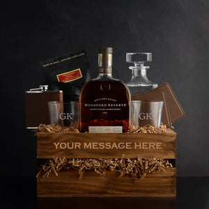 Custom Whiskey Gift Set with Engraving for whiskey lovers, birthdays, and holidays