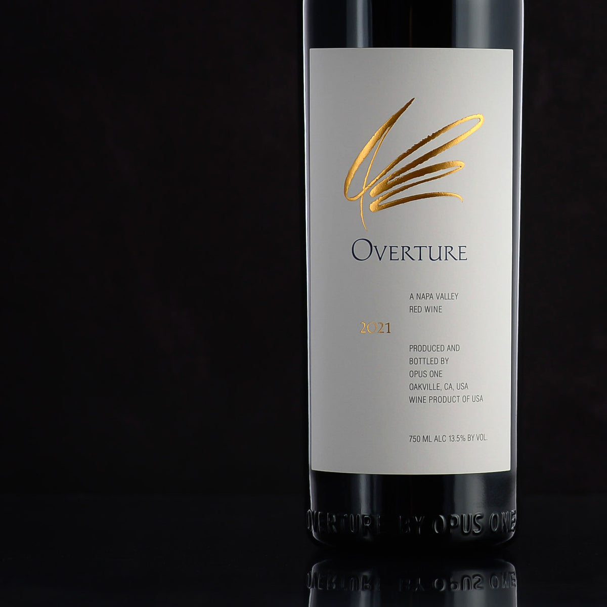 Luxury Opus One Overture Engraved Wine Lovers Gift - custom bottle engraving for birthdays, corporate, closings, clients, executive gifts