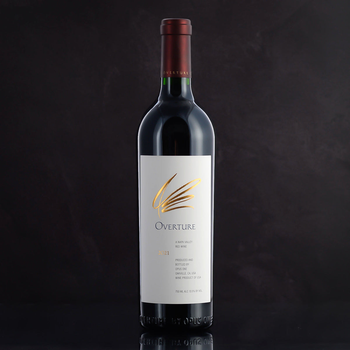 Opus One Overture Engraved Wine Bottle Gift for birthdays, anniversaries, closings, corporate liquor gifts, executive gifts and wine lovers