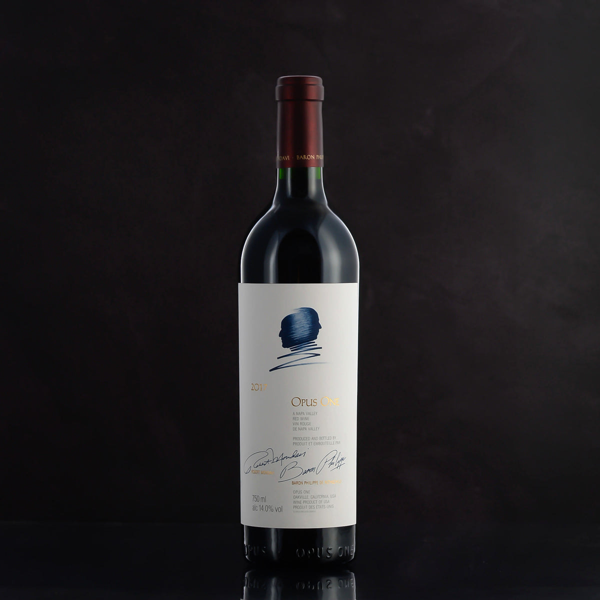 Personalized Opus One Red Wine Bottle Gift for Wedding, Birthday, Retirement, corporate and executive gifts