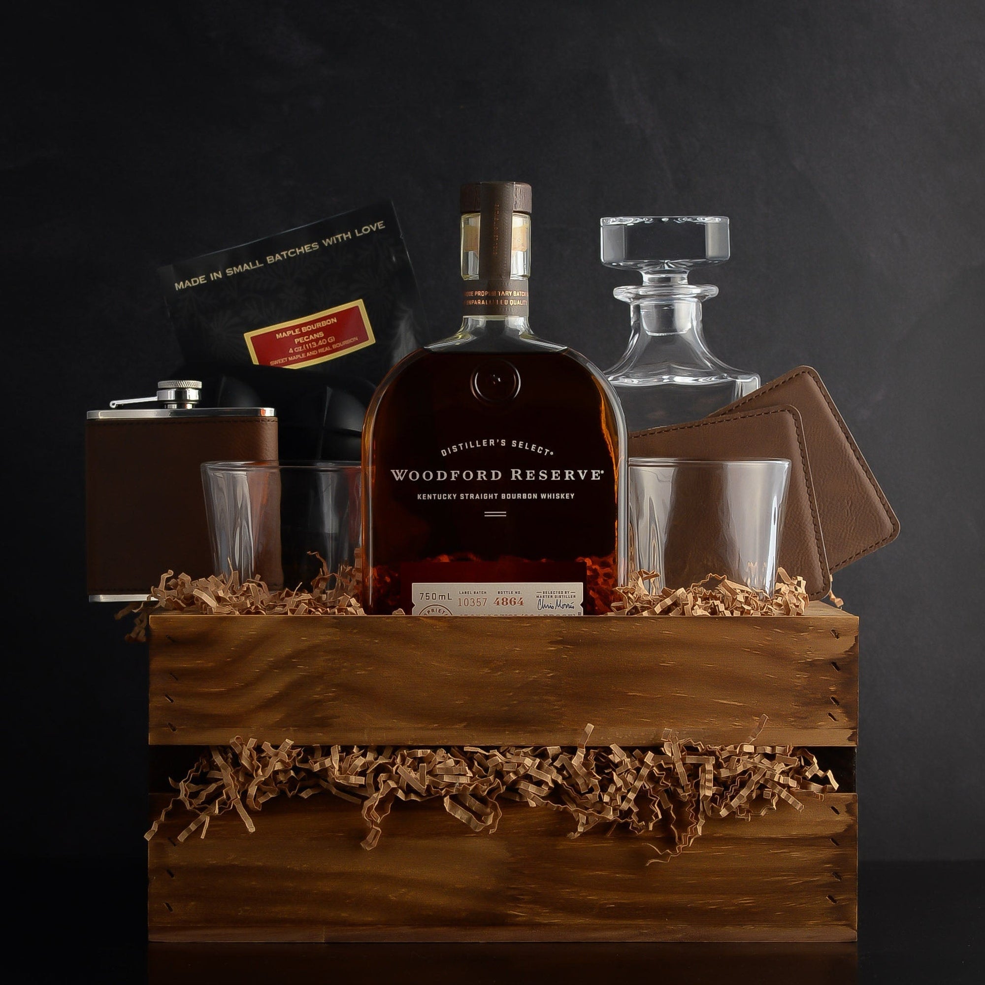 Corporate whiskey gifting with engraved bottles and premium packaging from Elevated Spirit Shop.