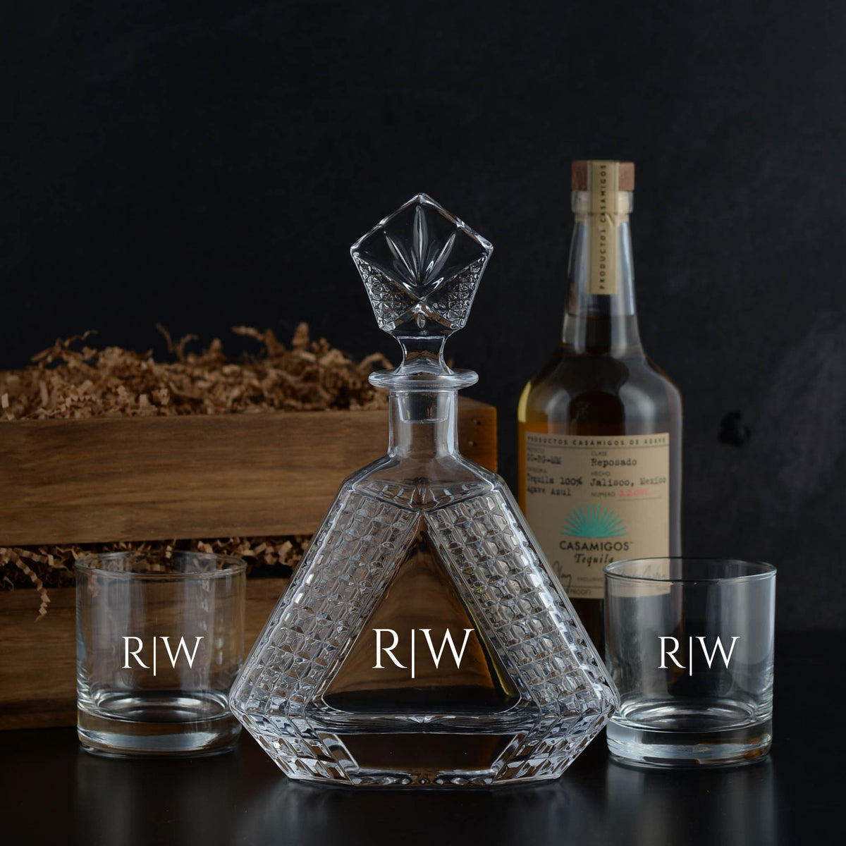 Casamigos Reposado Tequila Engraved Gift Set