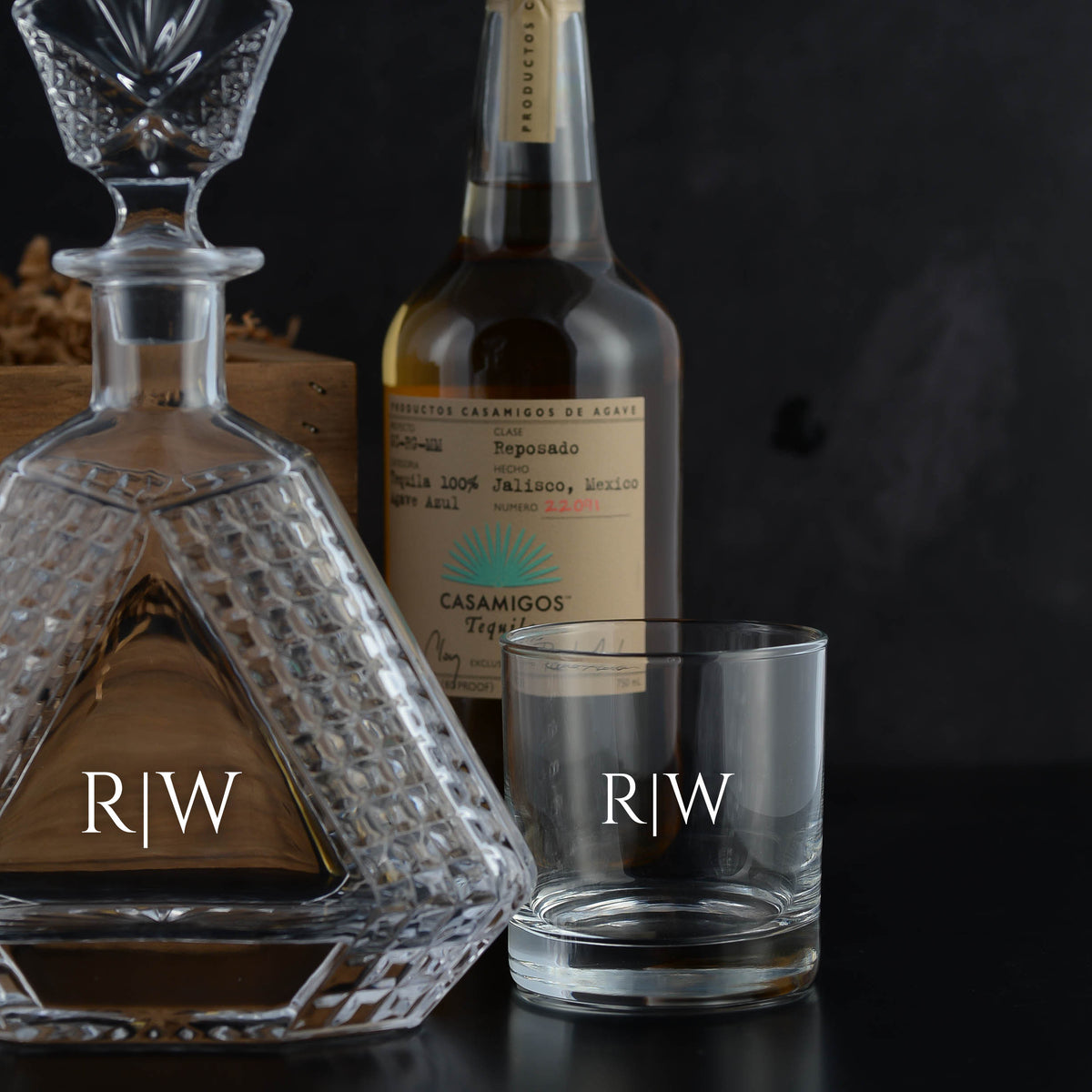Casamigos Reposado Tequila Engraved Gift Set