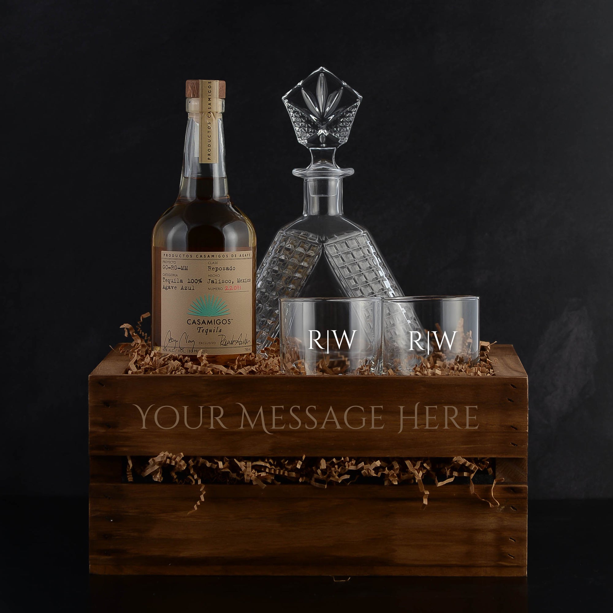 Casamigos Reposado Tequila Engraved Gift Set