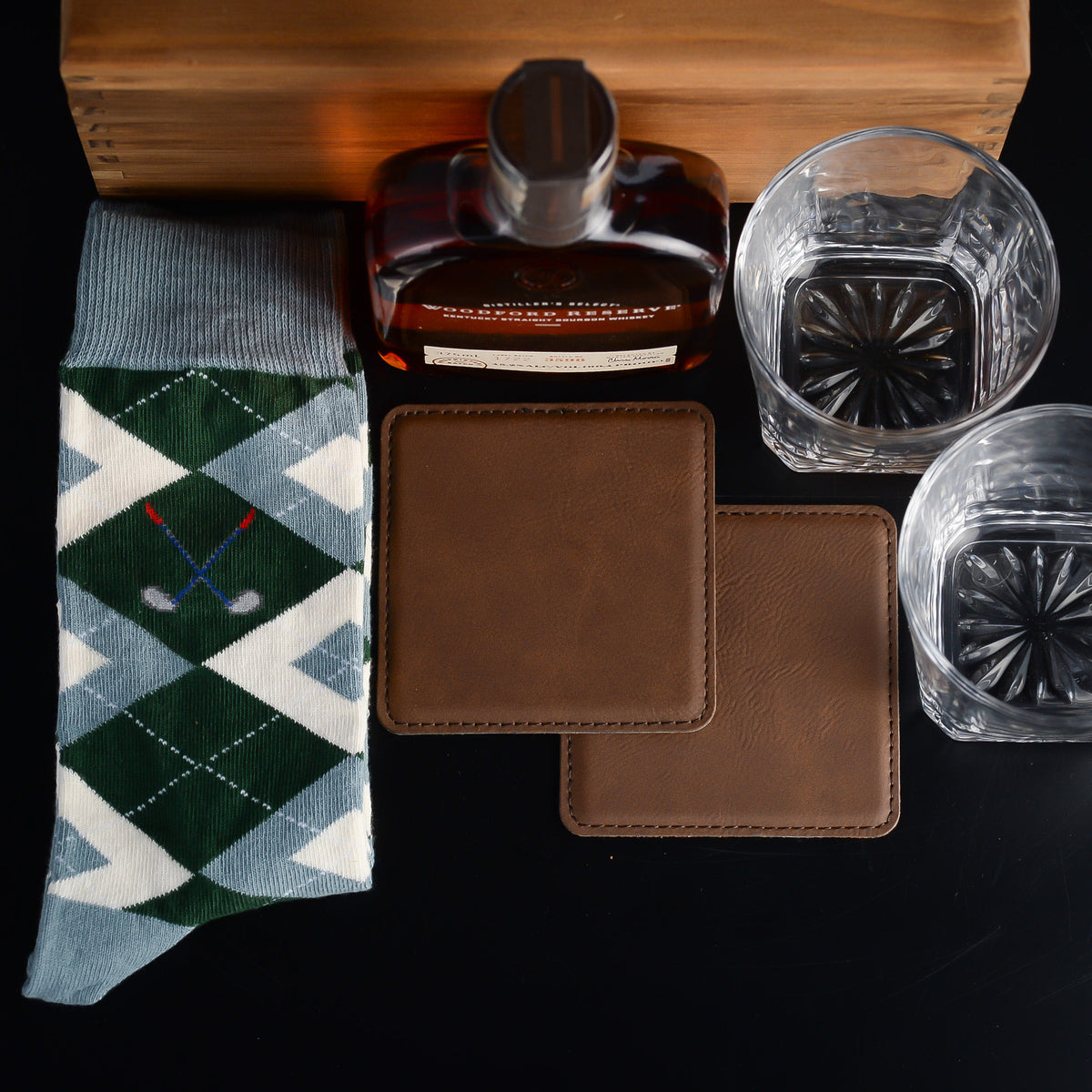 Gentleman Jack Whiskey Gift Box Set for whiskey lovers and golf lovers