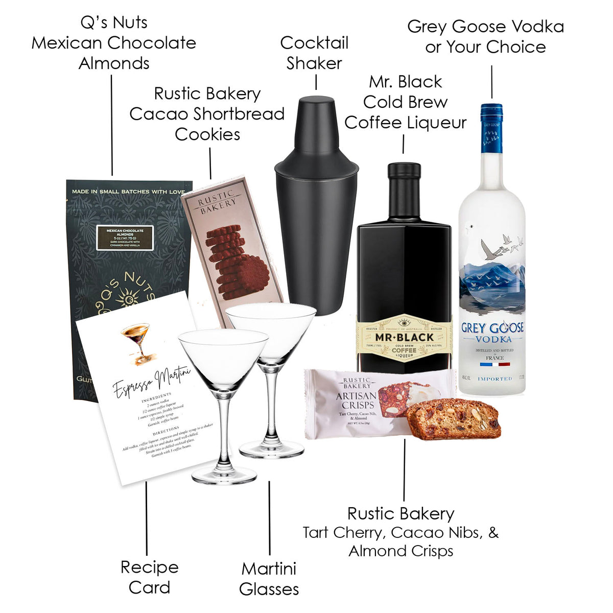 Grey Goose Vodka Espresso Martini Gift Set 