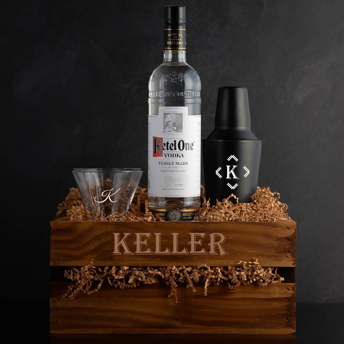 Ketel One Vodka Engraved Gift Set