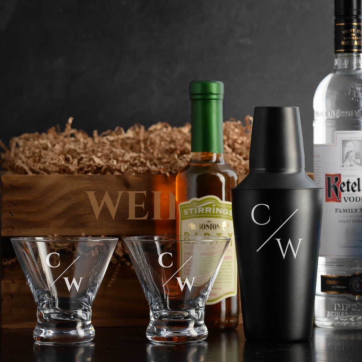 Kettle One Vodka Gift Basket Set by Elevated Spirit Shop