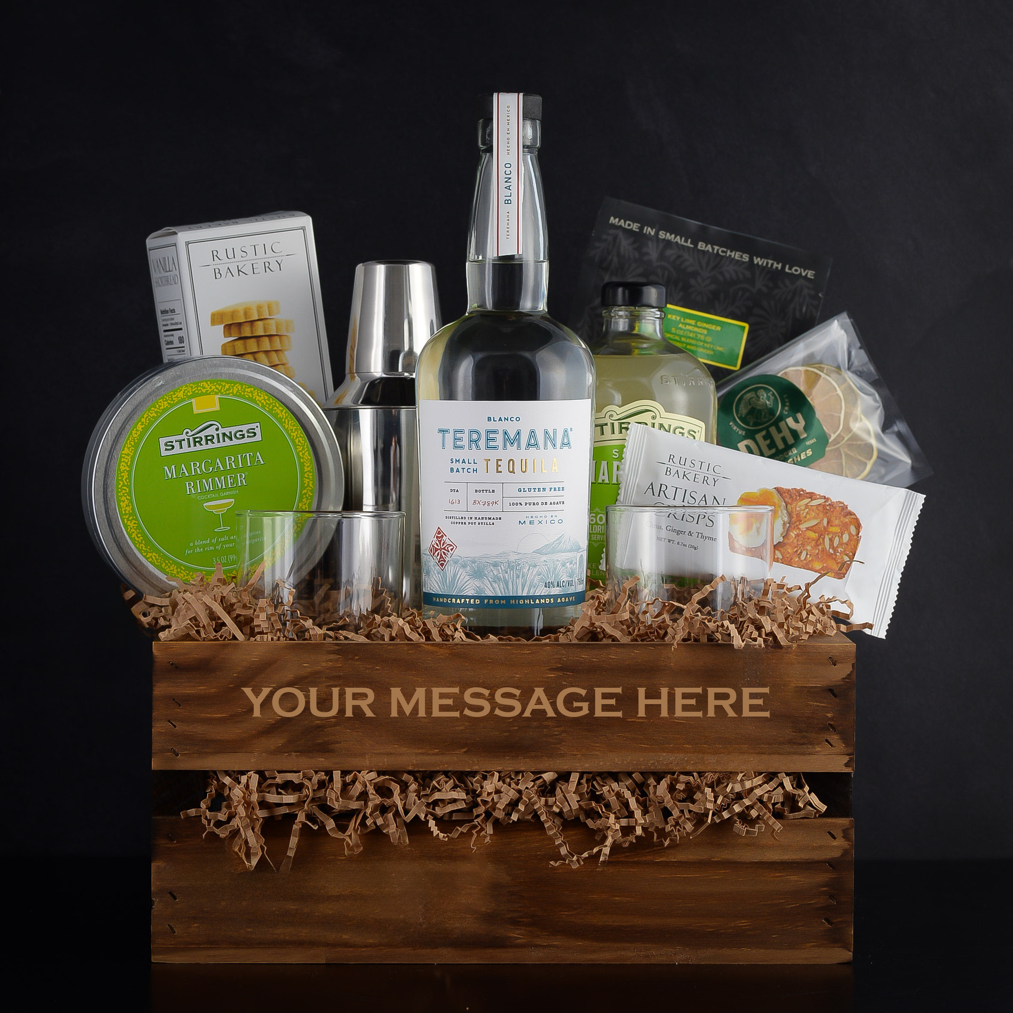 Margarita Gift Set with Teremana Tequila; margarita gift baskets