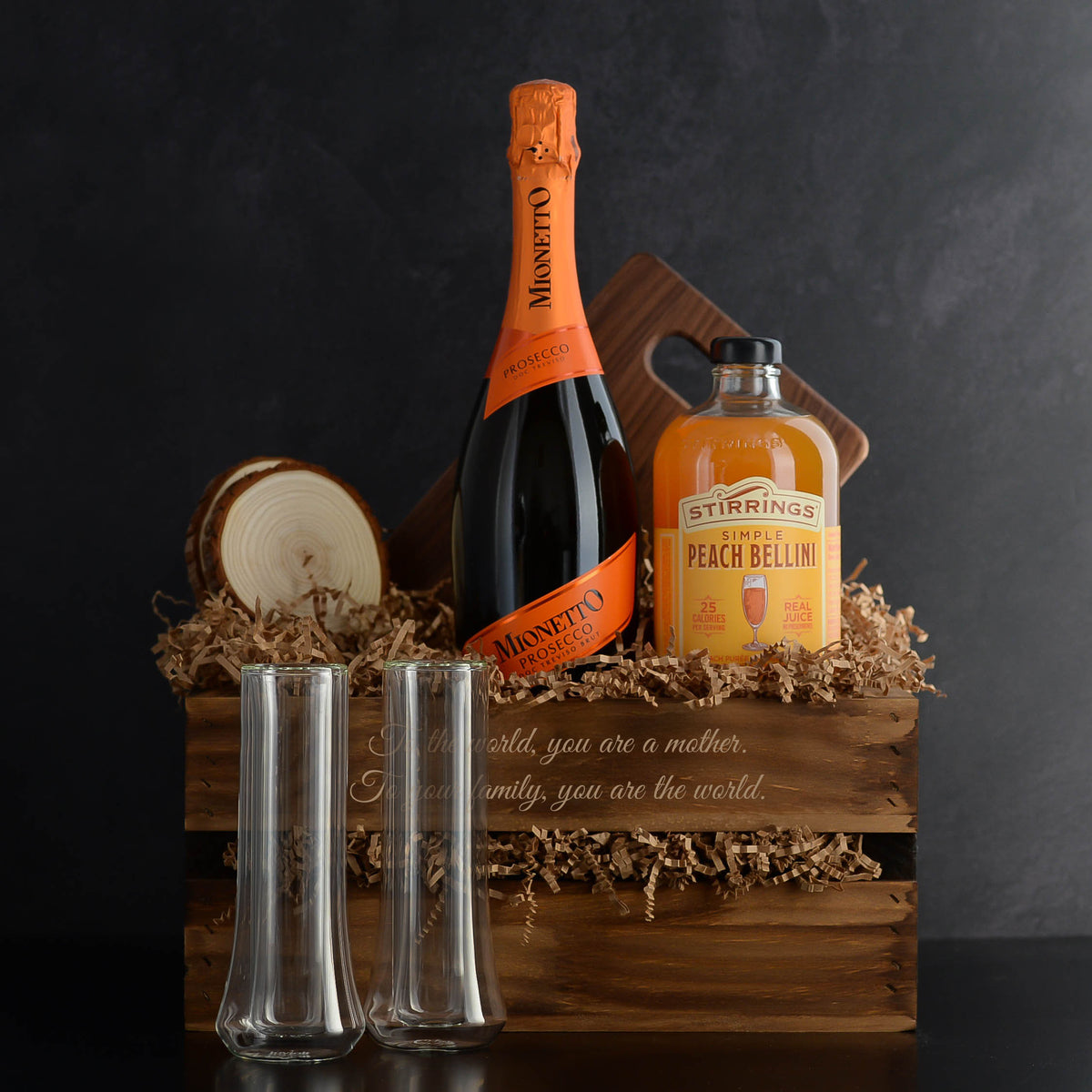 Mionetto Prosecco Gift Basket for birthdays, real estate closings, and a warm thank you. 