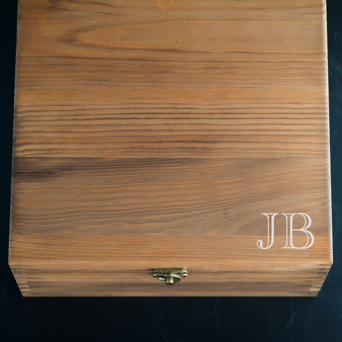 Engraved bourbon gift set with premium wooden box