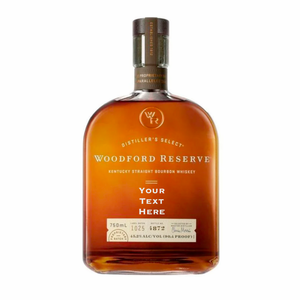 Woodford Reserve Bourbon Whiskey with engraving