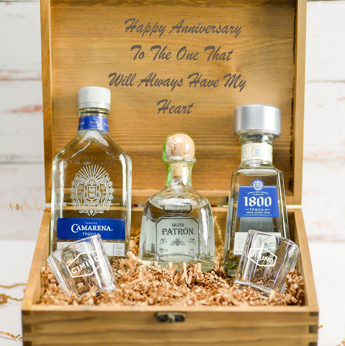 Tequila Tasting Gift Box Set - Gift Basket for Tequila Lovers