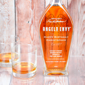 Engraved Angels Envy Personalized Whiskey Bottle