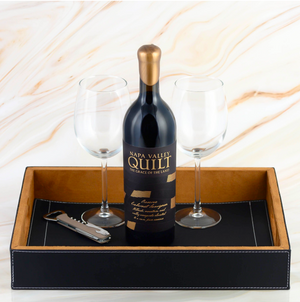 Custom Wine Tray Gift Set