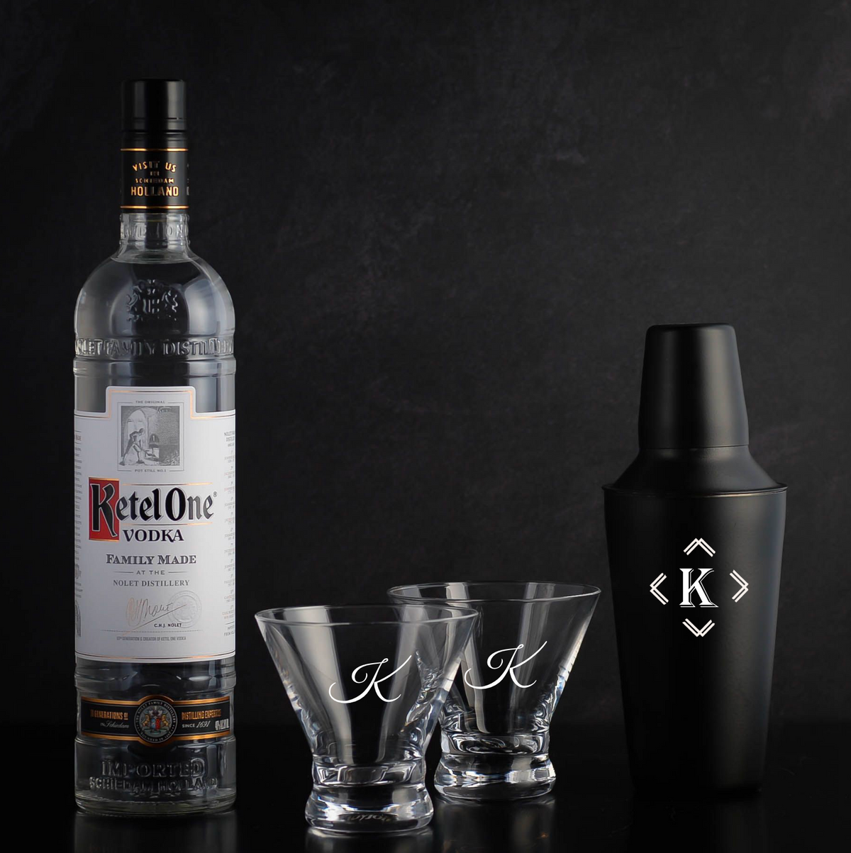 Ketel One Vodka Engraved Gift Set