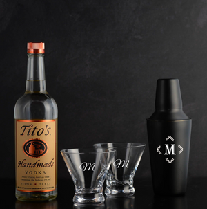 Tito's Vodka Custom Martini Set