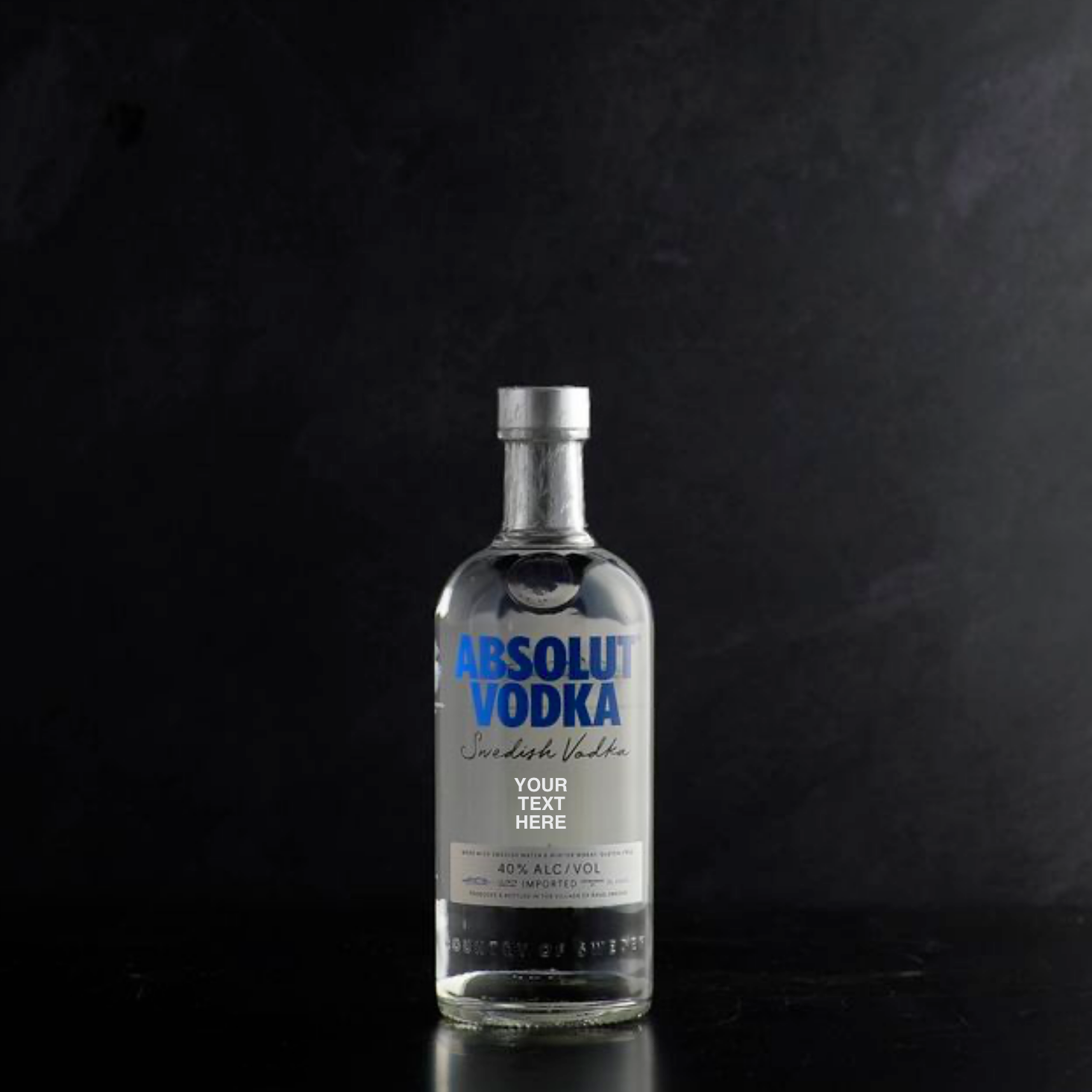 Engraved Absolut with Free Personalization