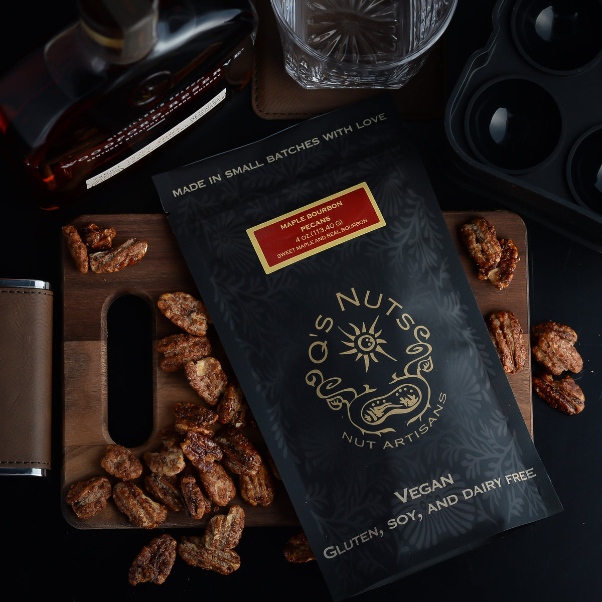 Custom Whiskey Gift Basket Set for clients, corporate events, a thank you, and whiskey lovers