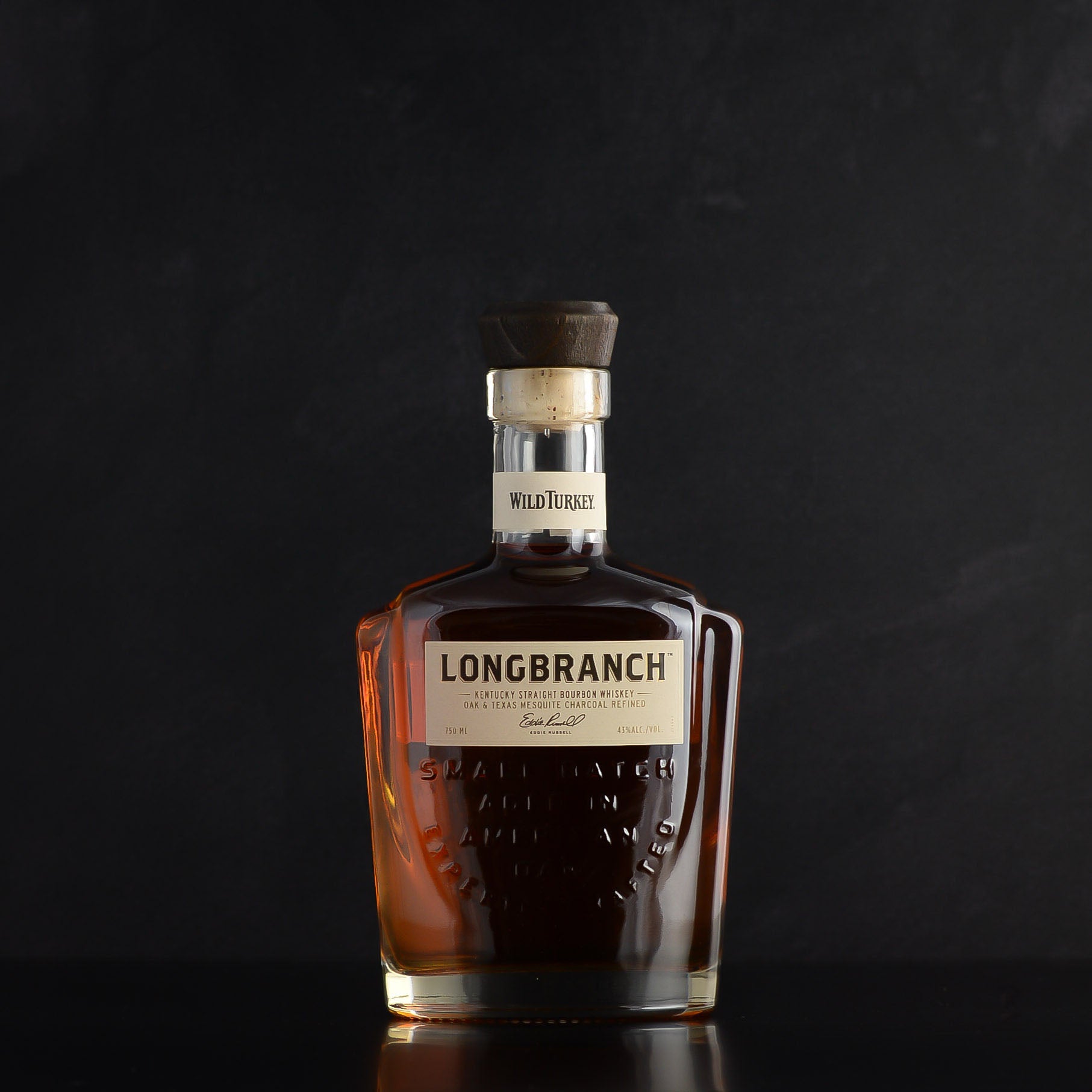 Wild Turkey Longbranch Bourbon Whiskey Engraved Bottle