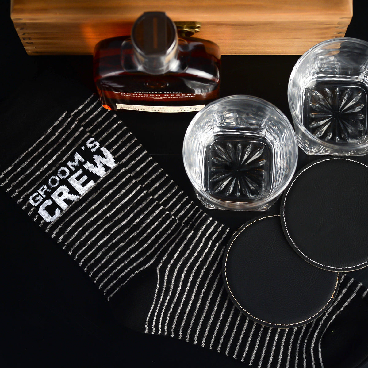 Woodford Whiskey Groomsmen Proposal Gift Box Set