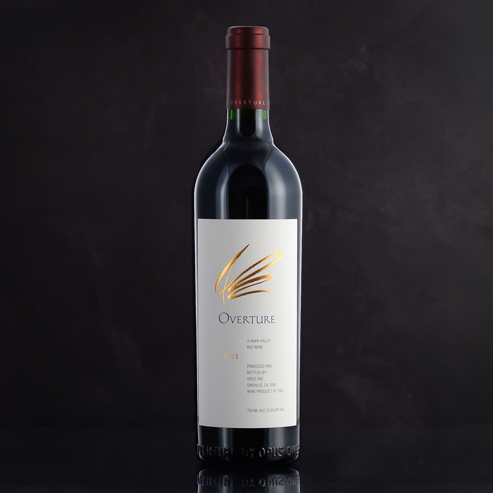 Opus One Overture Engraved Wine Bottle Gift for birthdays, anniversaries, closings, corporate liquor gifts, executive gifts and wine lovers