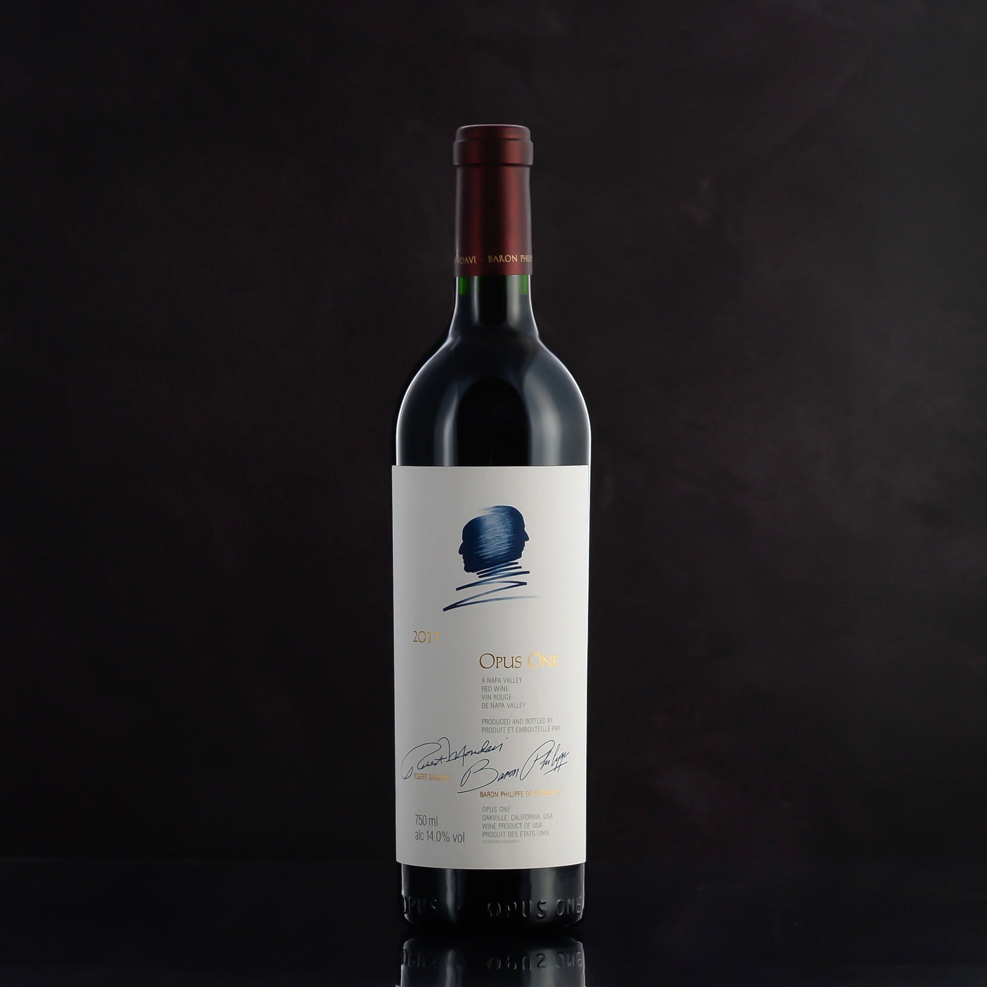 Personalized Opus One Red Wine Gift for Wedding, Birthday, Retirement
